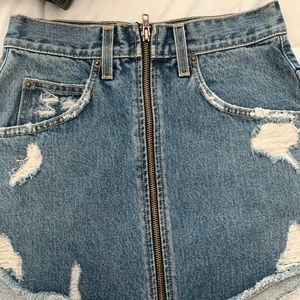 Denim skirt
